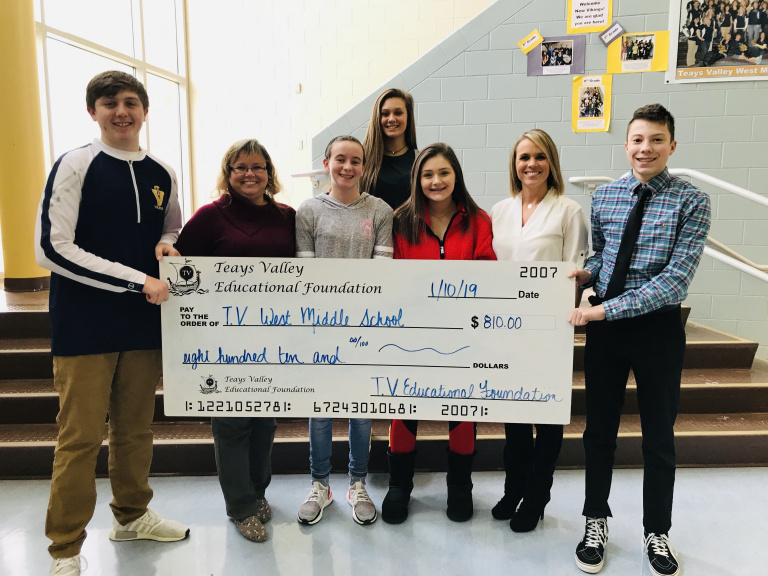 Teays Valley Educational Foundation Awards Grant for Eighth Graders ...