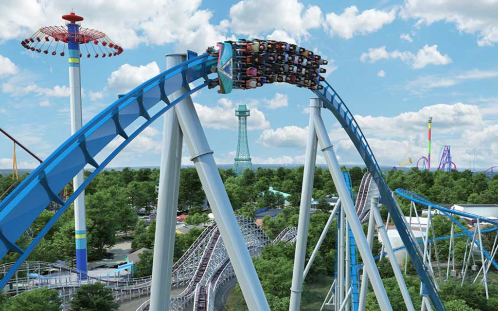 Kings Island Introduces Giga Coaster, Tallest Fastest Roller Coaster at