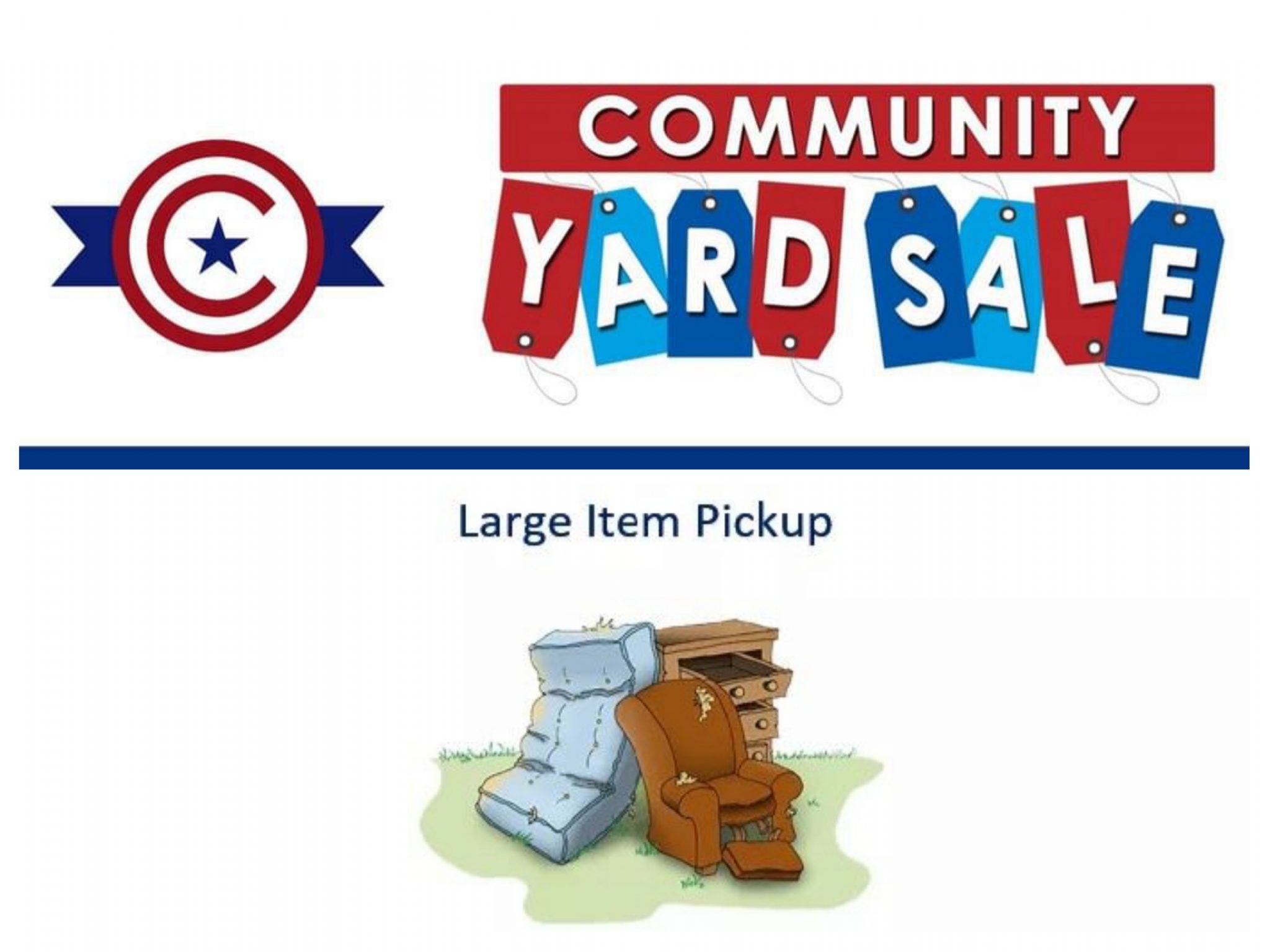 Chillicothe OH Large Item Pickup and Community Yard Sale Dates