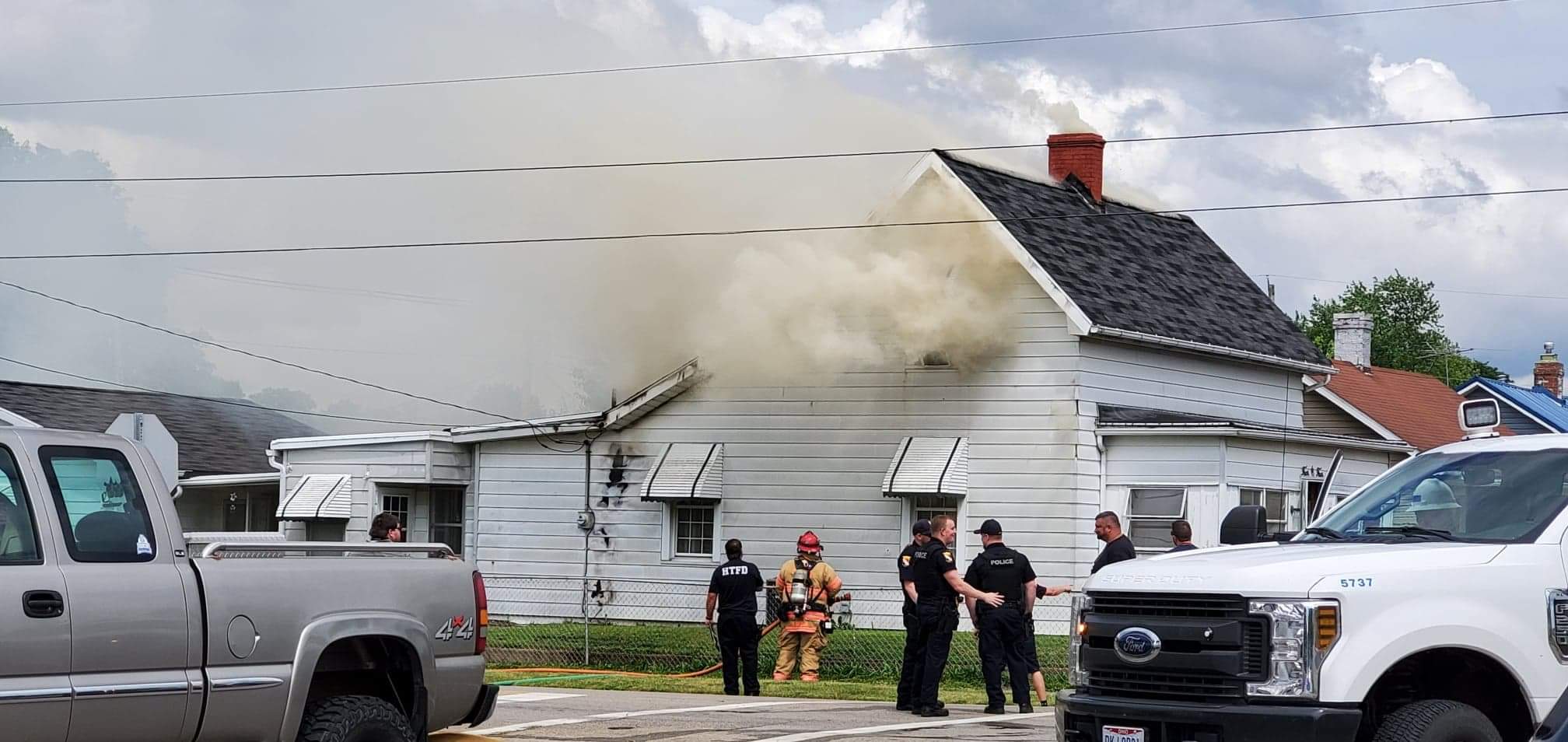 BREAKING NEWS Circleville OH Active House Fire Being Reported In The