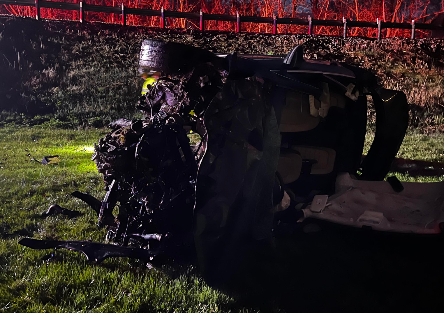 Update Vehicle Jumps Over Guardrail Into Valley Below In Pickaway